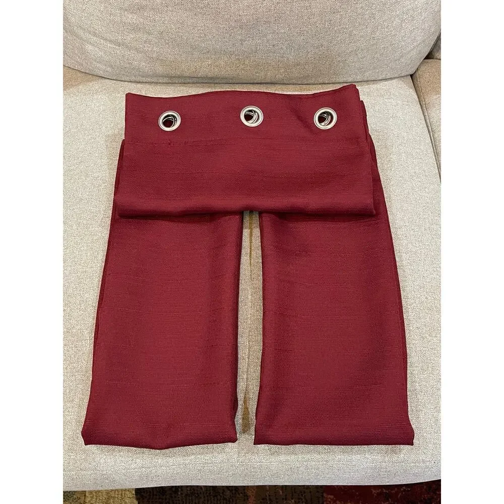 MAINSTAY ELEVATED SOLID 3 PIECE KITCHEN SMALL WINDOW CURTAIN SET
